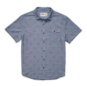 Howler Brothers San Gabriel Shirt Men's in Refractions Indigo